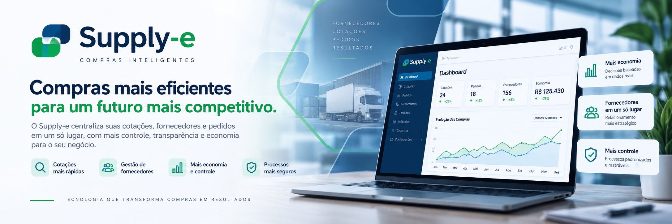 Supply-e — Compras mais eficientes para um futuro mais competitivo